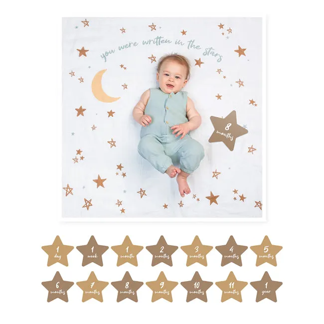 Lulujo Baby's 1st Year Photo Set - Written in the Stars