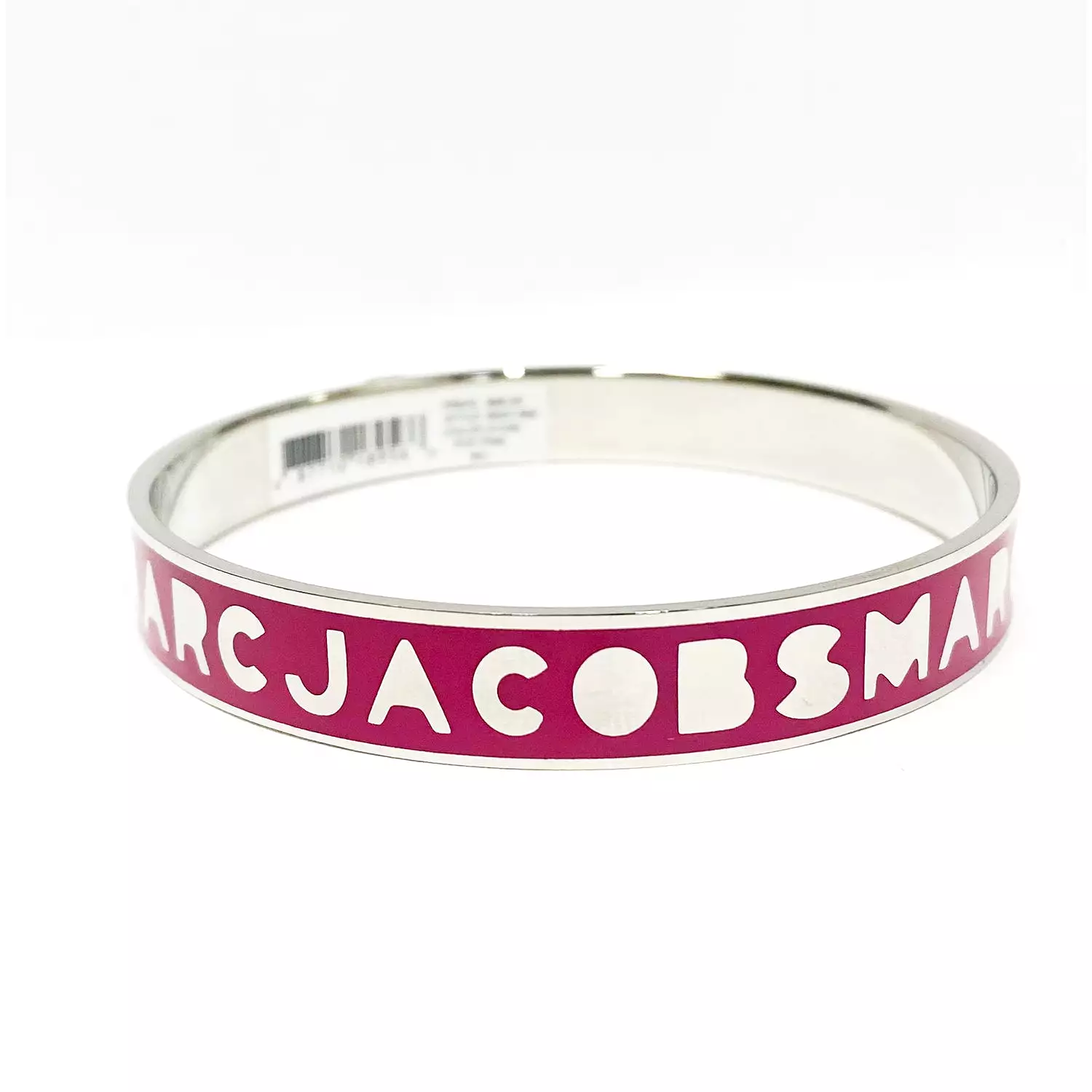 Marc Jacobs Bangle Logo Bracelet Pop Pink/Silver 1PC