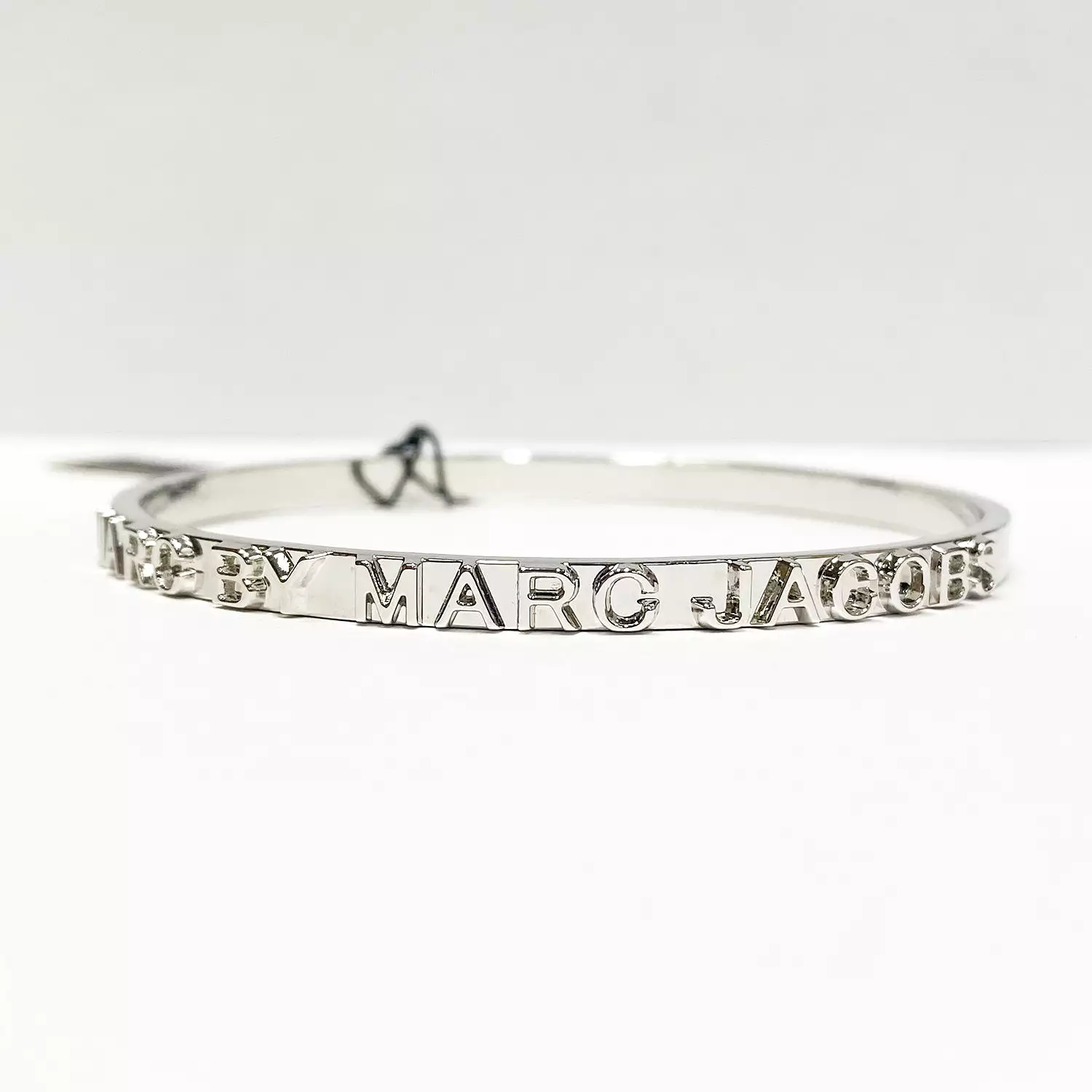 Marc Jacobs Logo Bracelet Bangle Silver 1PC