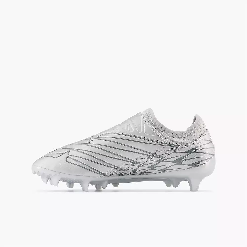 New Balance Furon V7 Dispatch Jnr FG Football Boots (Silver/Copper/Grey)