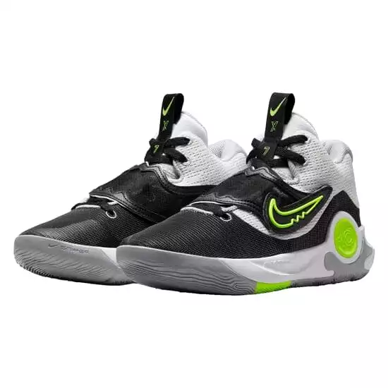 NIKE MEN'S KD TREY 5 X BLACK/GREY/GREEN BASKETBALL SHOES