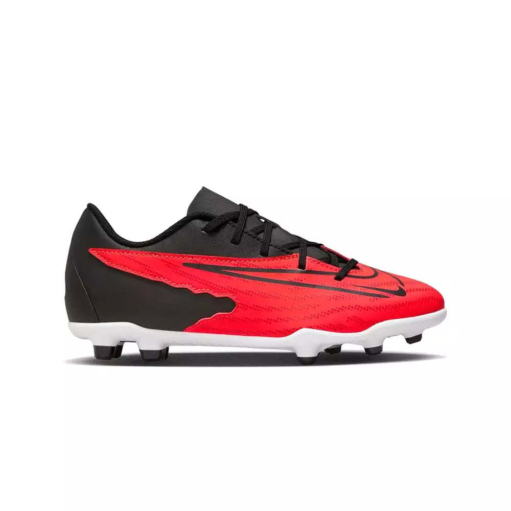 Nike Phantom GX Club FG Jnr Football Boots (Bright Crimson/Black/White)