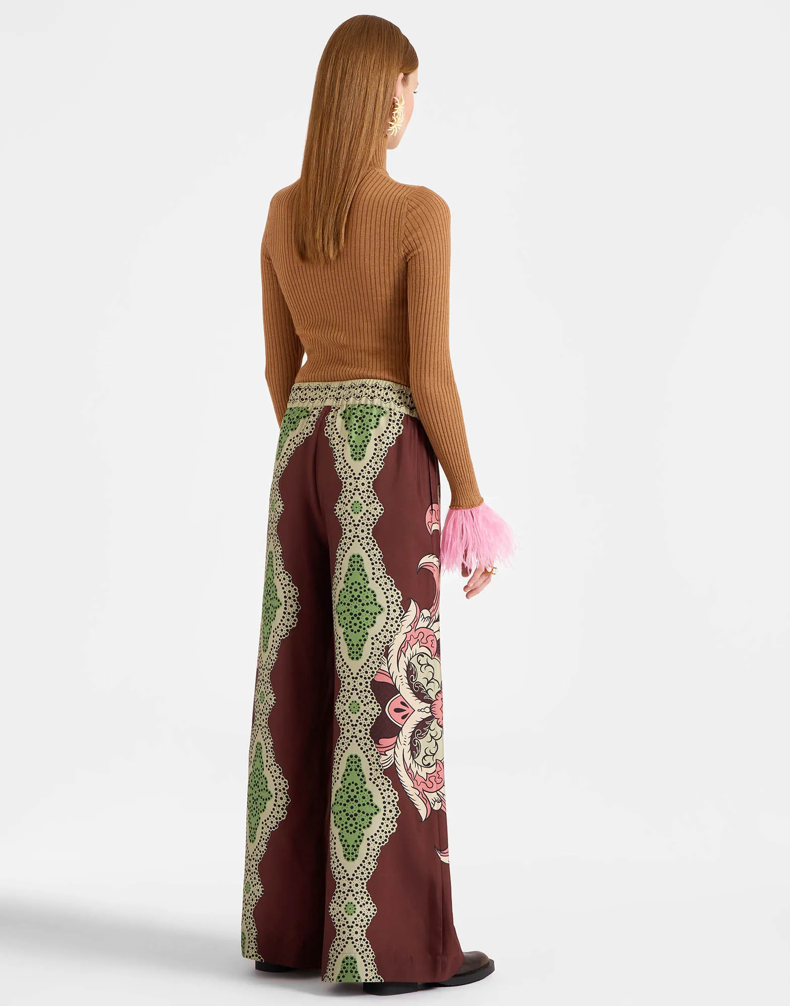 Palazzo Pants in Portal Placée Brown for Women | La DoubleJ