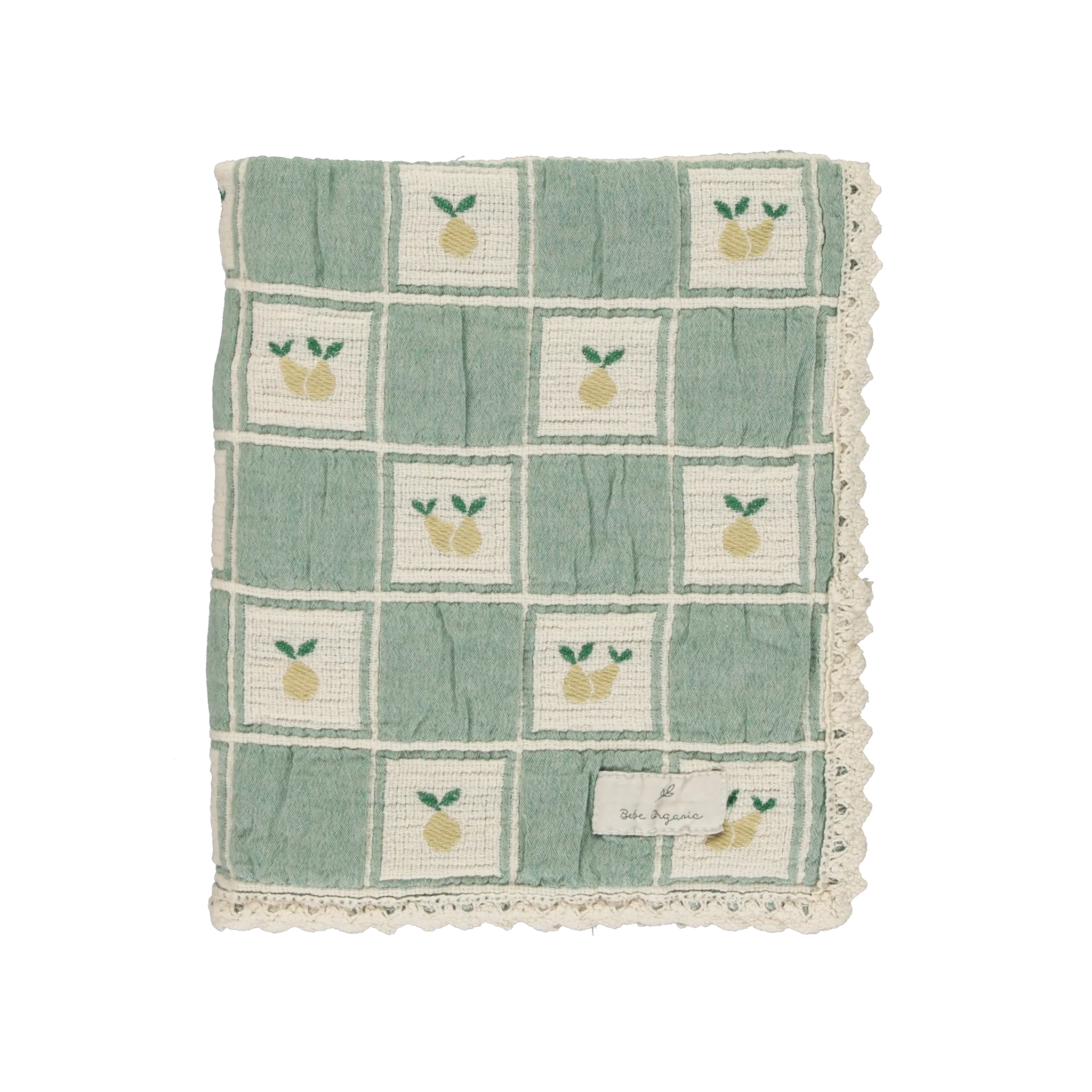 PATCHWORK BLANKET-GREEN