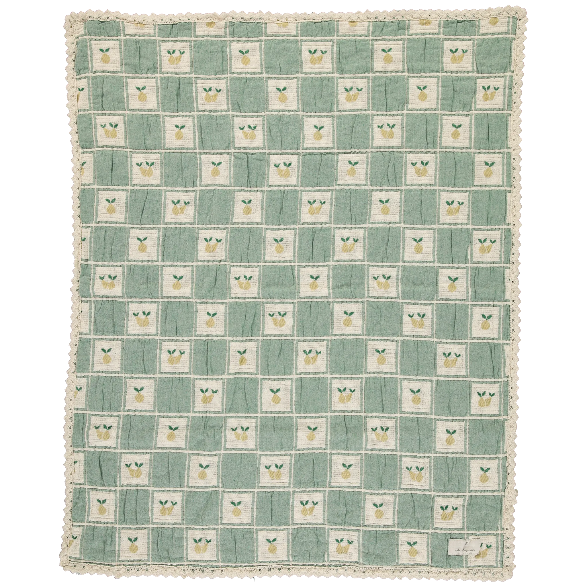 PATCHWORK BLANKET-GREEN