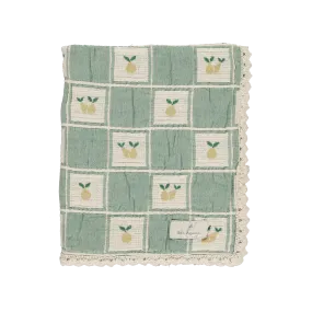 PATCHWORK BLANKET-GREEN