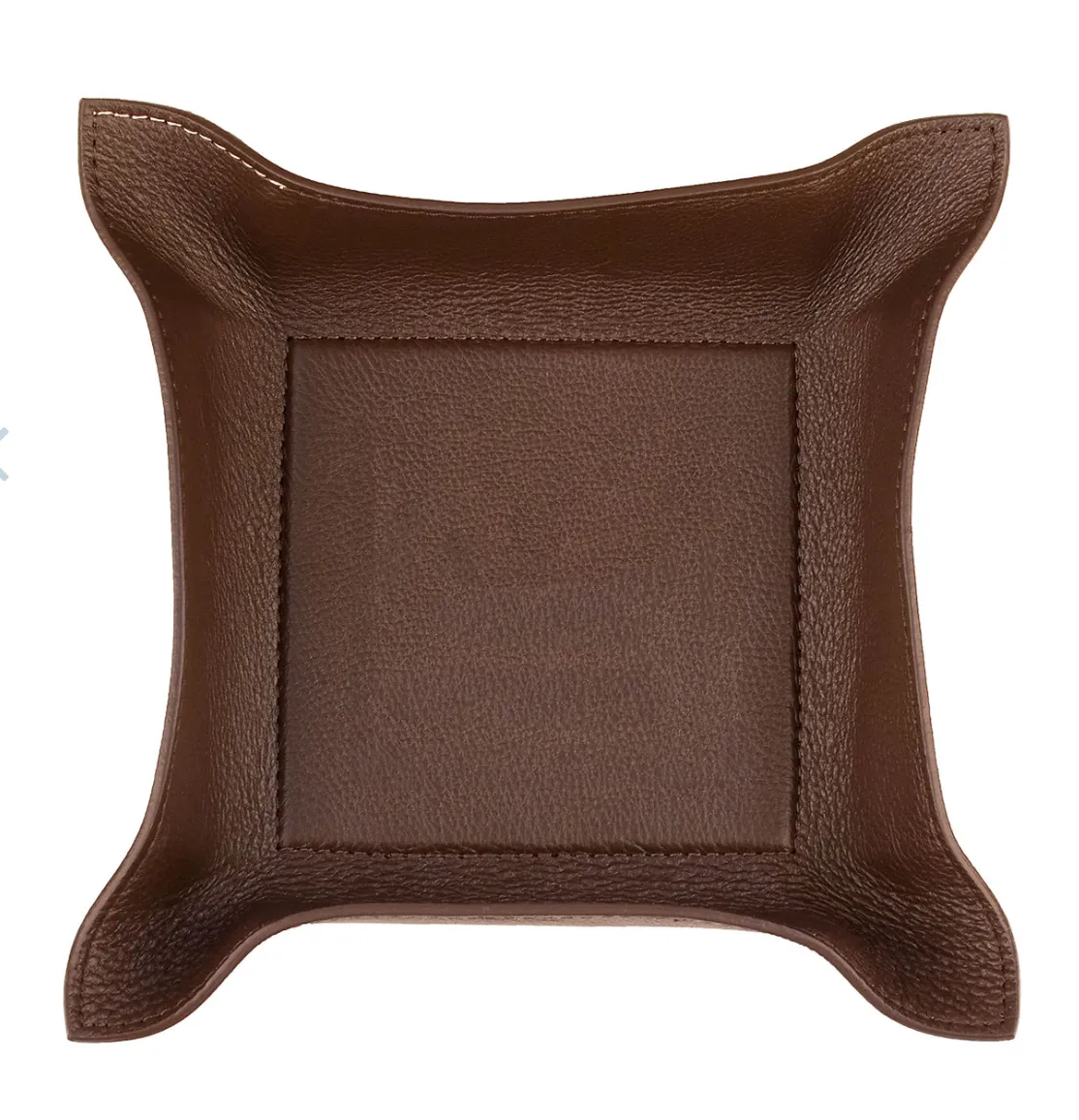 PERRY LEATHER VALET TRAY BY BOULEVARD