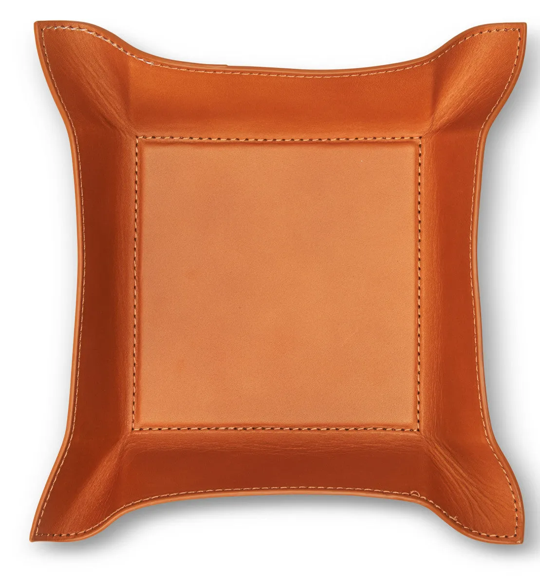 PERRY LEATHER VALET TRAY BY BOULEVARD