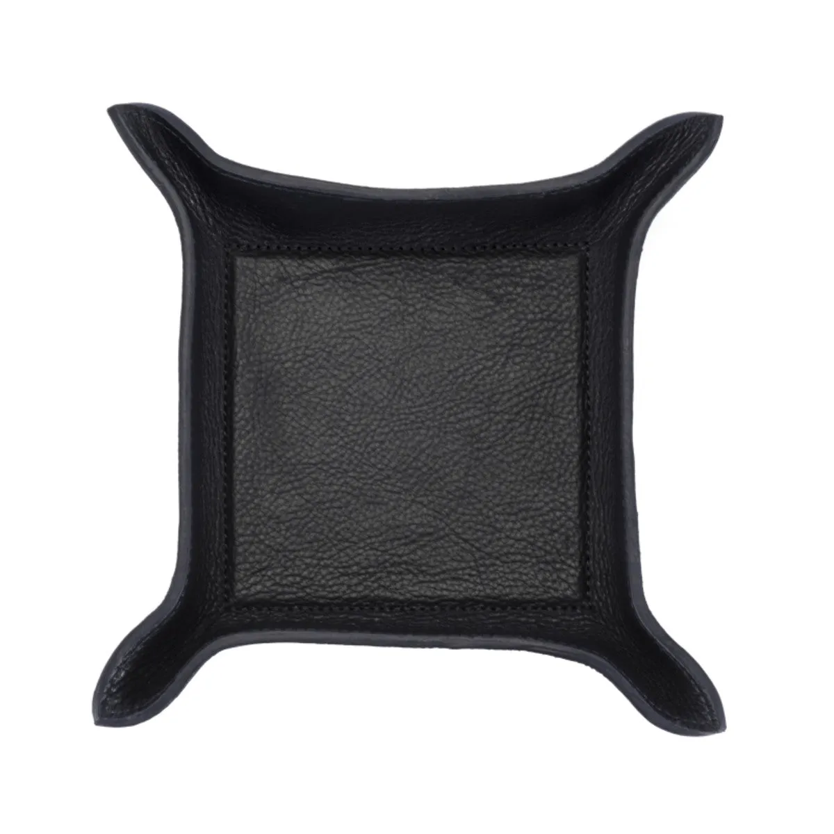 PERRY LEATHER VALET TRAY BY BOULEVARD