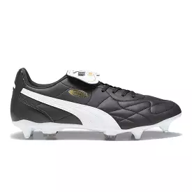 Puma King Top MxSG Football Boots (Black/White)