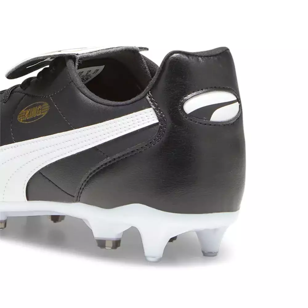 Puma King Top MxSG Football Boots (Black/White)