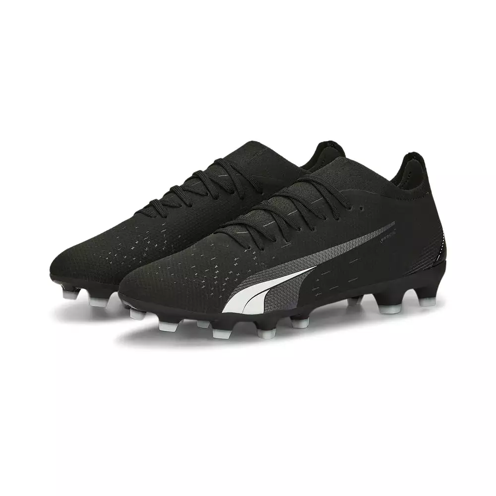 Puma Ultra Ultimate FG/AG Football Boots (Black/White)