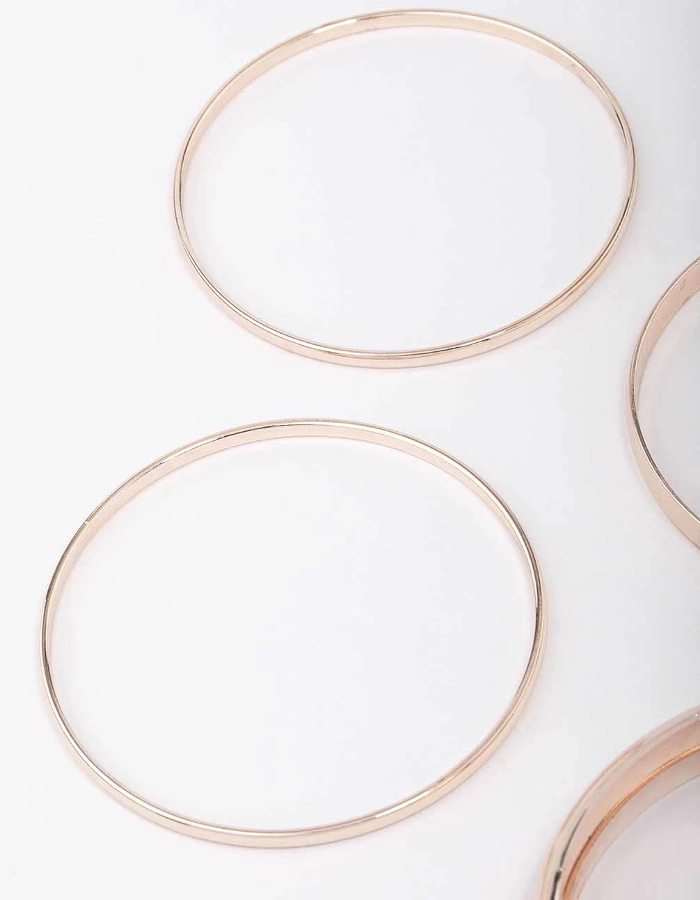 Rose Gold Thick & Thin Bangle 4-Pack