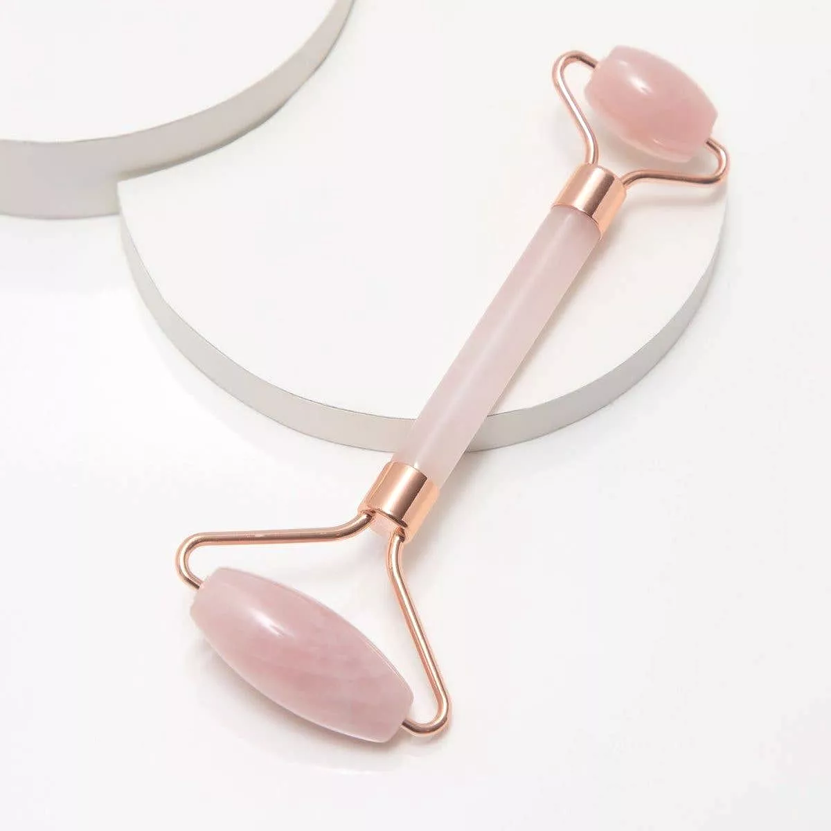 Rose Quartz Crystal Facial Roller