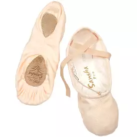 Sansha Adult Pro Canvas Split-Sole Ballet Shoe - 1C