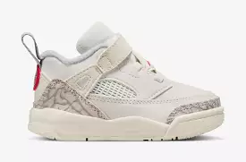 Spizike Low Infant Toddler Basketball Shoes (Sail/Coconut Milk/Sandstone/University Red)