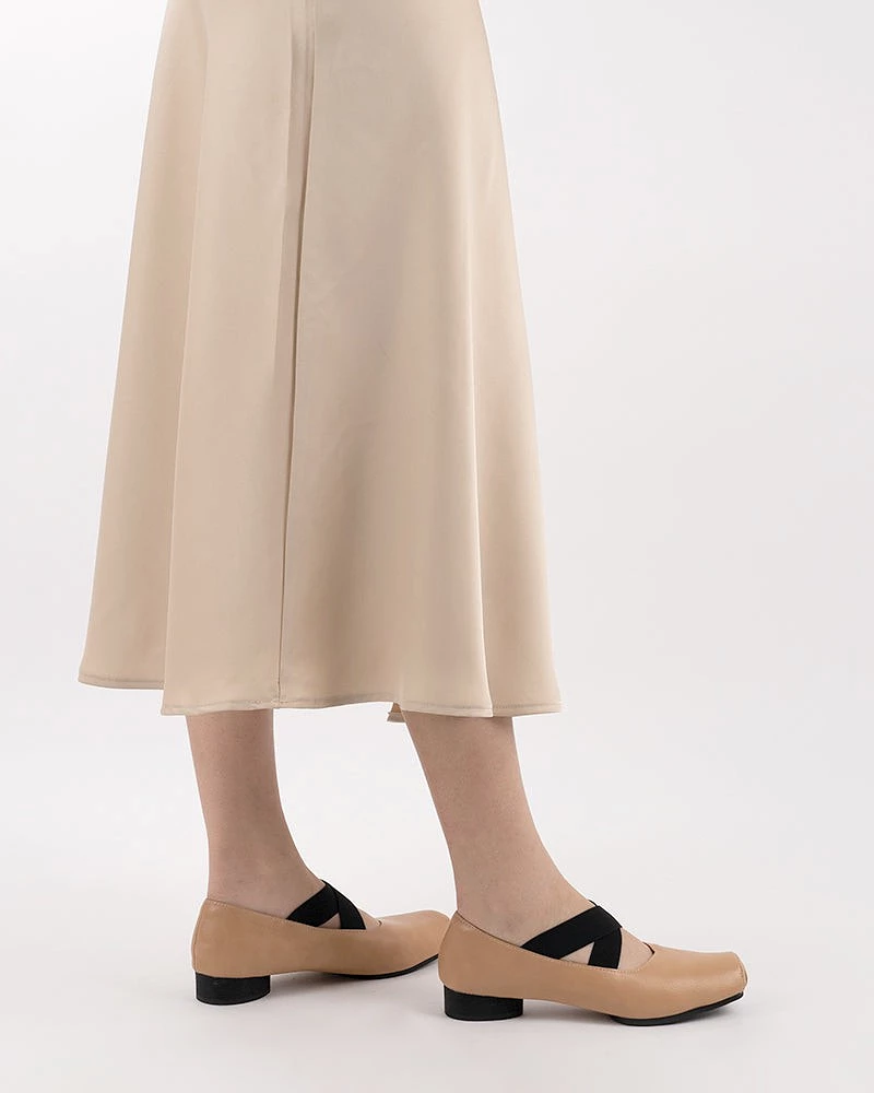 Stretchy Crisscross Strap Comfortable Ballet Flats