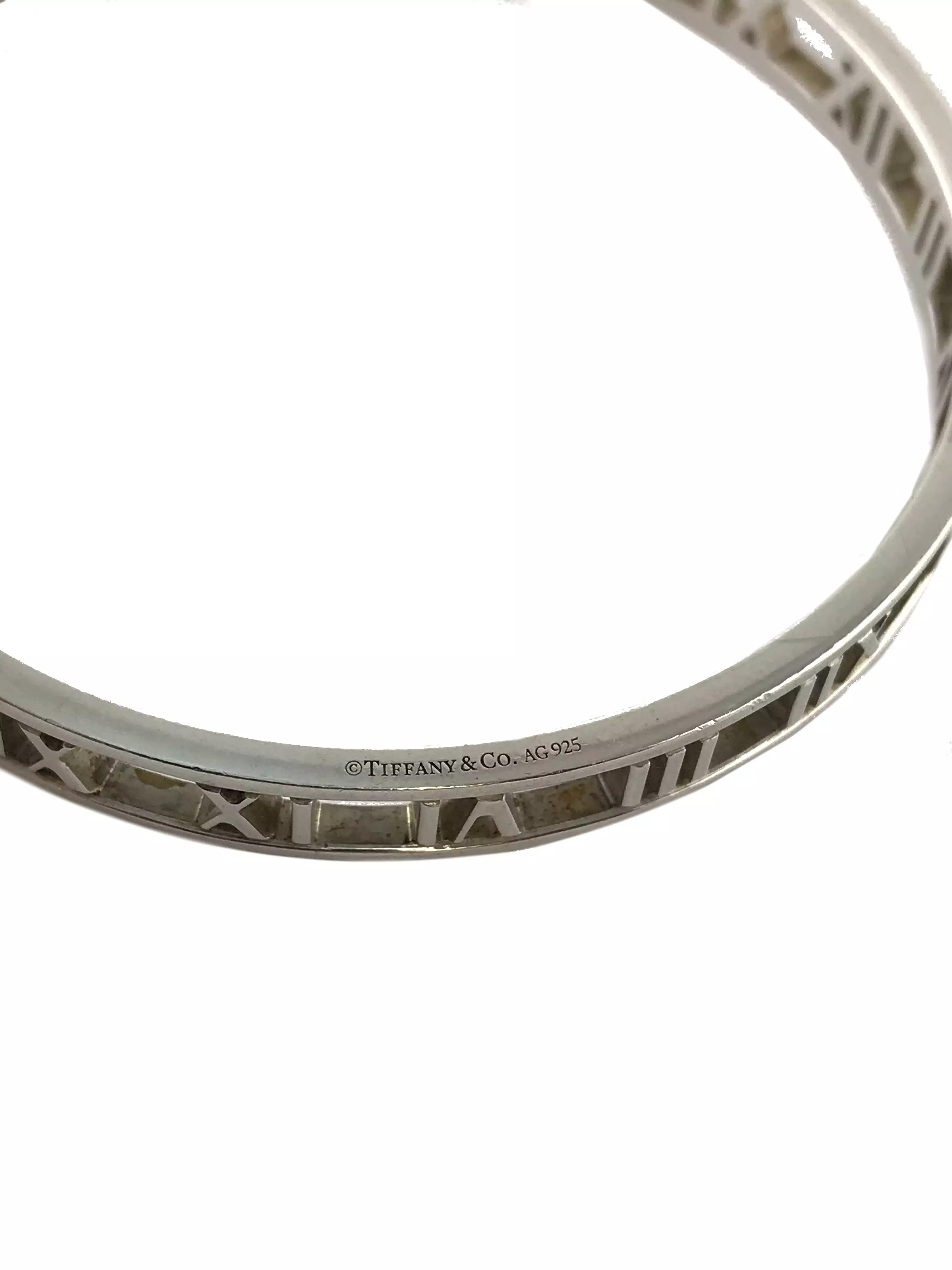 Tiffany & Co. Atlas Sterling Silver Bangle