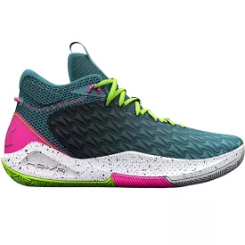 Under Armour Men's UA HOVR Havoc 5 Clone Basketball Shoes - Aqua Foam