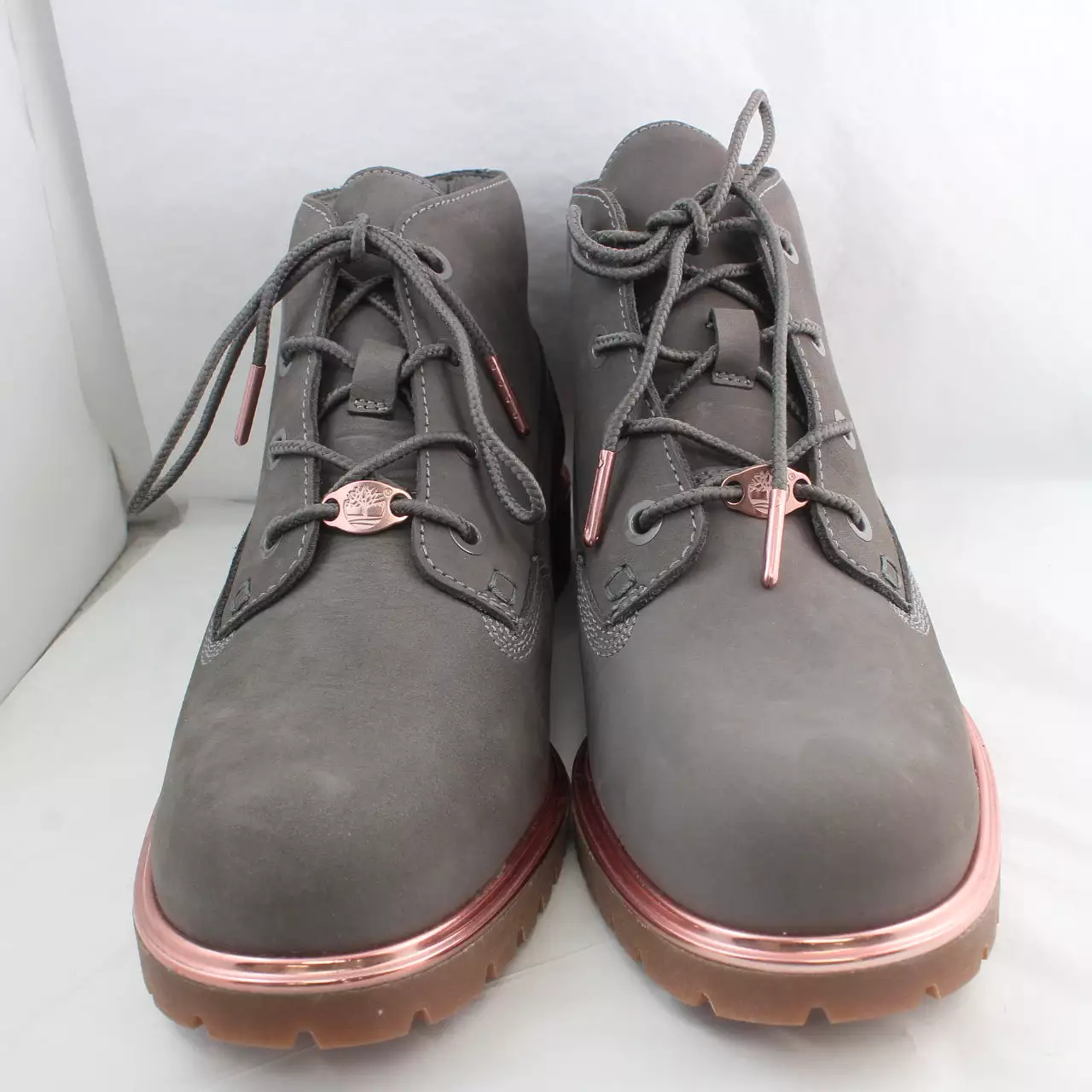 Womens Timberland Slim Nellie Chukka Dark Grey Nubuck Metallic Rand