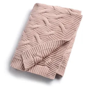 Zandino Sarah Mauve Knit Blanket